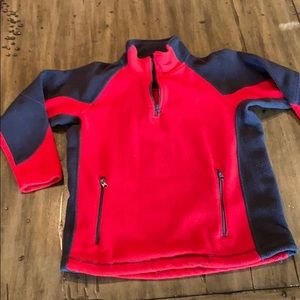 Gap boys fleece quarter-zip pullover